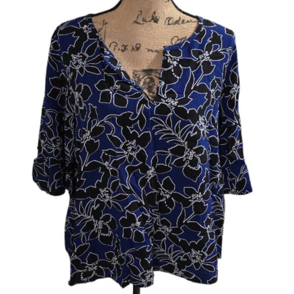 Tommy Bahama Hawaiian Tropical Floral Oversized Shirt Size XS - Picture 1 of 6